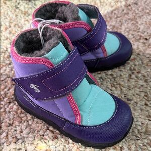 See Kai Run Kids Boots in Purple and Aqua